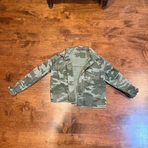 Aeropostale Kids Camo Jean Jacket